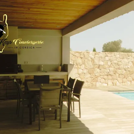 Belle Villa Luna Piscine Chauffee 4 Min Plage Fautea * Vardiola
